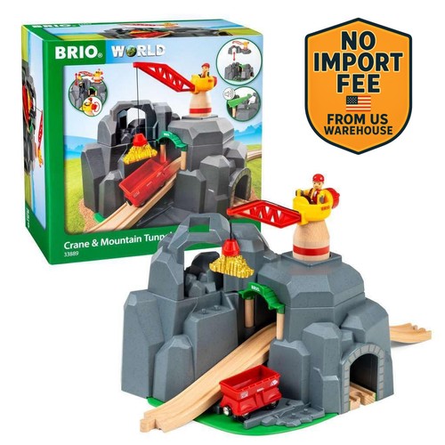 Brio crane mountain tunnel - crane,