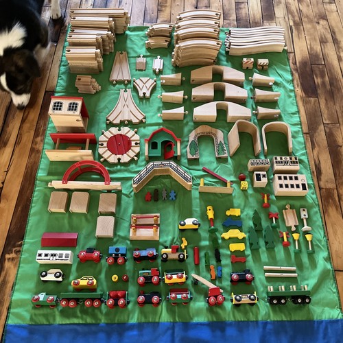 Vintage brio wooden railway - brio,