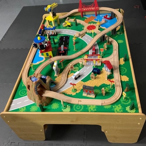 Kid wood play railway - wood,