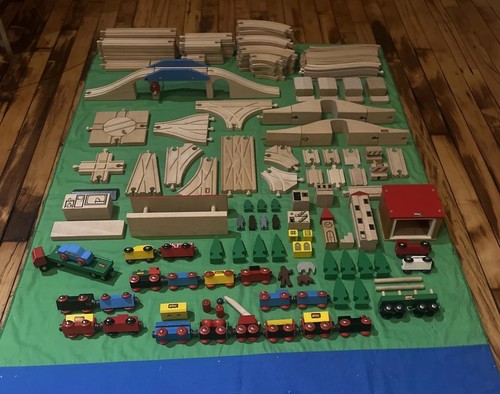 Vintage brio wooden railway - vintage,