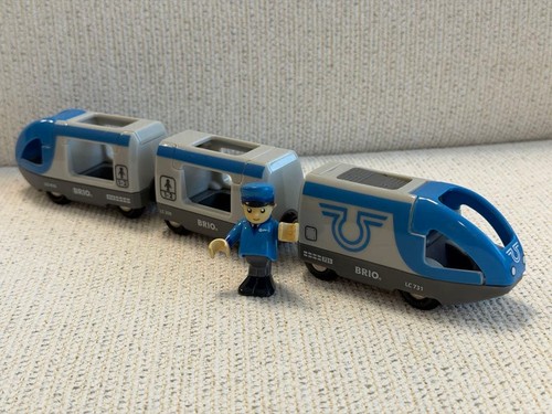 Brio car train set - set, blue