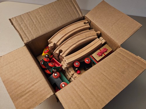 Vintage brio wooden train - vintage,
