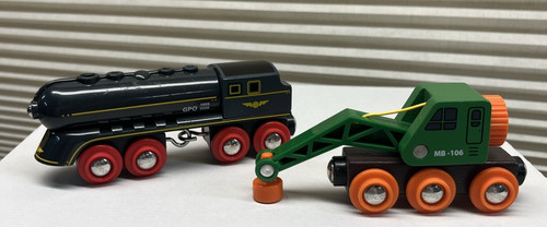 Brio wooden crane - wooden, train