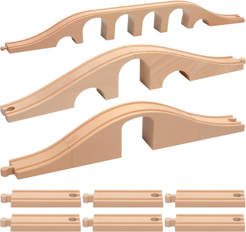 Pcs wooden train track - pcs,