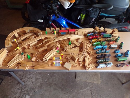 Huge brio wooden - railway, train