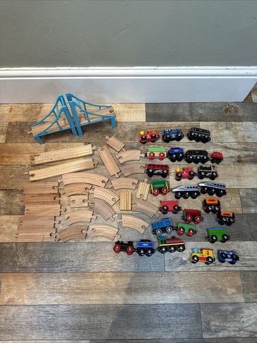 Wooden train track - wooden,