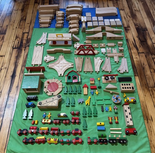 Vintage brio wooden railway - brio,