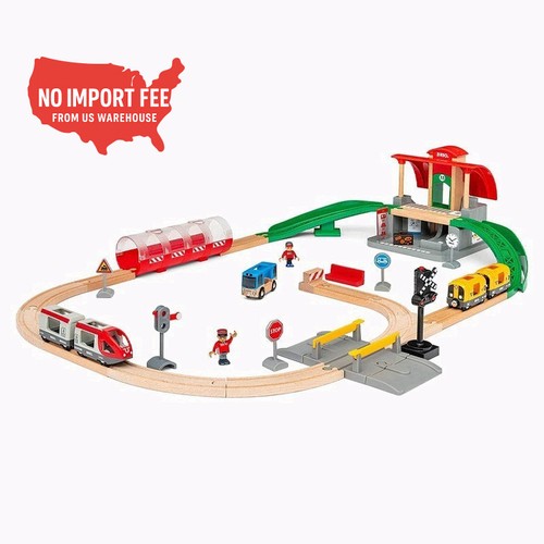 Brio central station set - station,