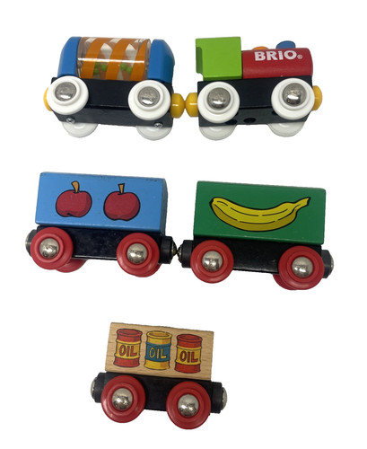 Brio wooden plastic train - wooden, &