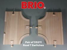 Pair of BRIO 33211 ROAD TRACK