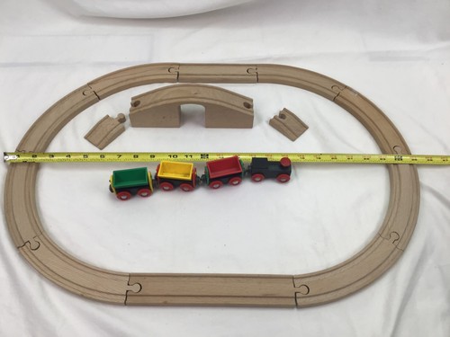 Wooden train tracks lot - pc,