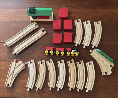 Brio wooden train track set - brio,