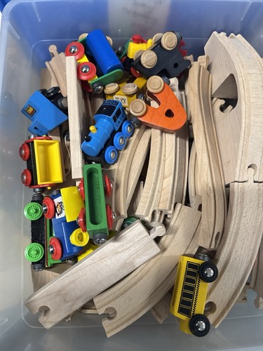 80pc vtg wooden - 80pc,