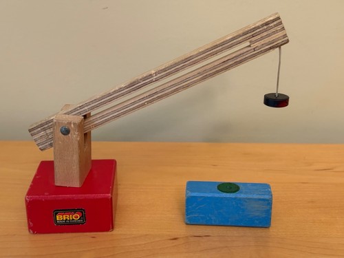Vintage brio wooden train - vintage,