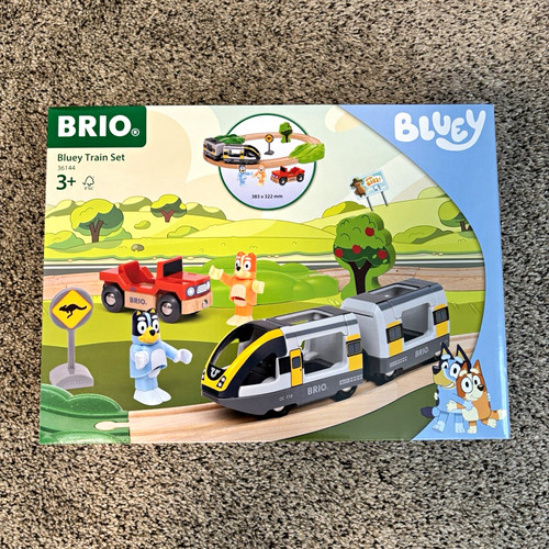 Brio bluey wooden - train, set