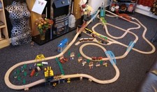 Wooden Train Set Large