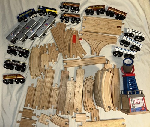 Piece wooden train set - piece,