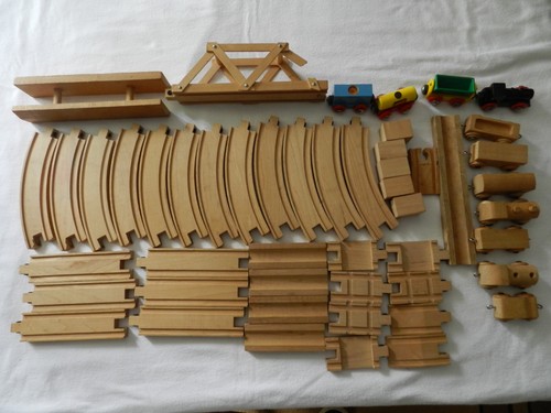 Vintage brio wooden train set - brio,