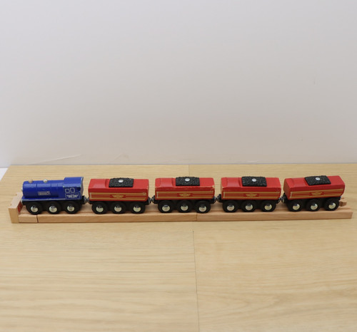 Wooden train track freight - track,