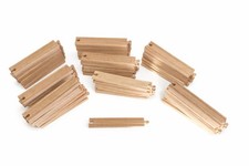 BRIO SIX LONG STRAIGHT WOODEN