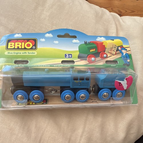 Brio blue engine with tender - engine,