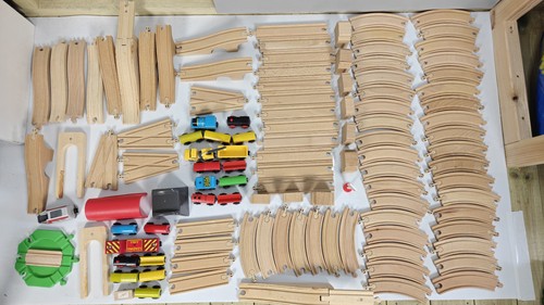 Brio wooden train - wooden, bundle