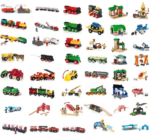 Brio railway trains - railway, set