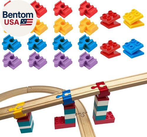 Wooden train track - train,