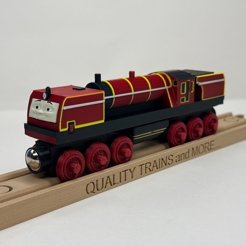 Wooden railway kwaku train - wooden,