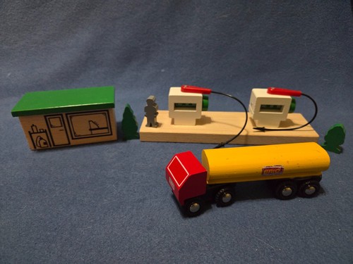 Brio wooden train gas - train,