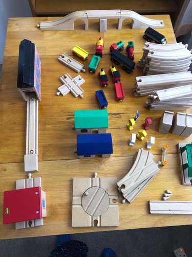 Brio wooden train set bundle - brio,