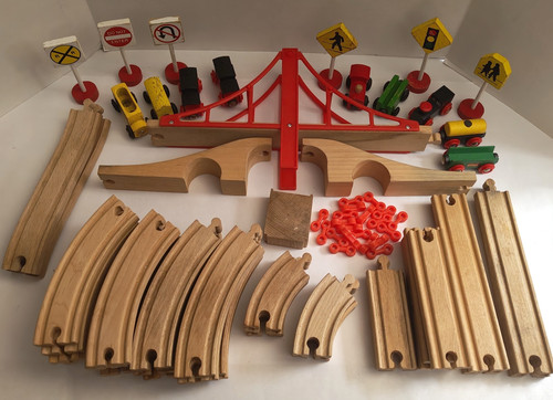 Vintage wooden brio train - vintage,