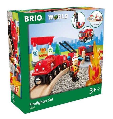 Brio firefighter train - firefighter,
